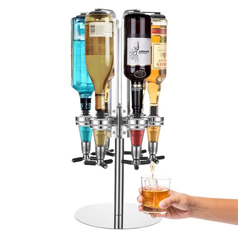 4 bottle liquor dispenser|liquor dispensers for home use.